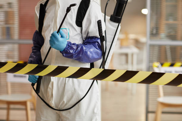 Professional Sewage Cleanup technician working in Oak Hill, OH